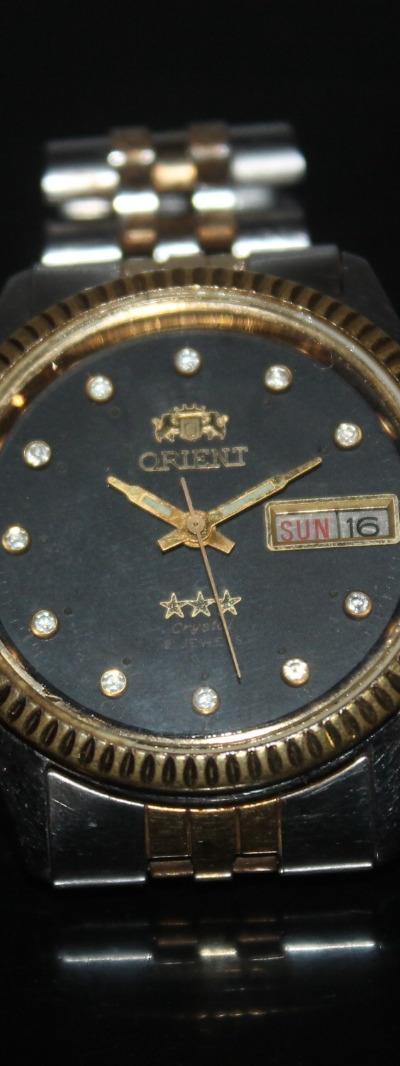 Orient 3 Star Automatic Vintage Two-Tone Day-Date Watch