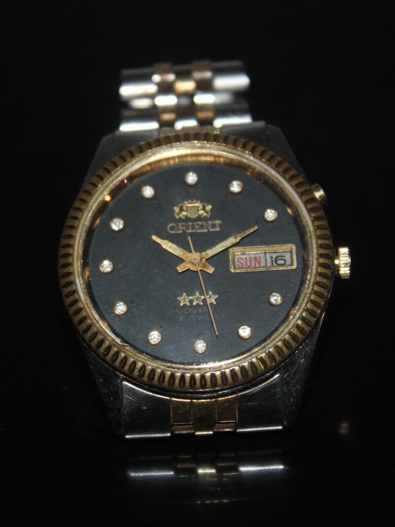 Orient 3 Star Automatic Vintage Two-Tone Day-Date Watch