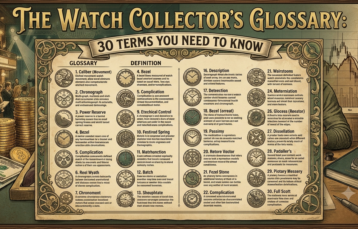  Watch Collector's Glossary