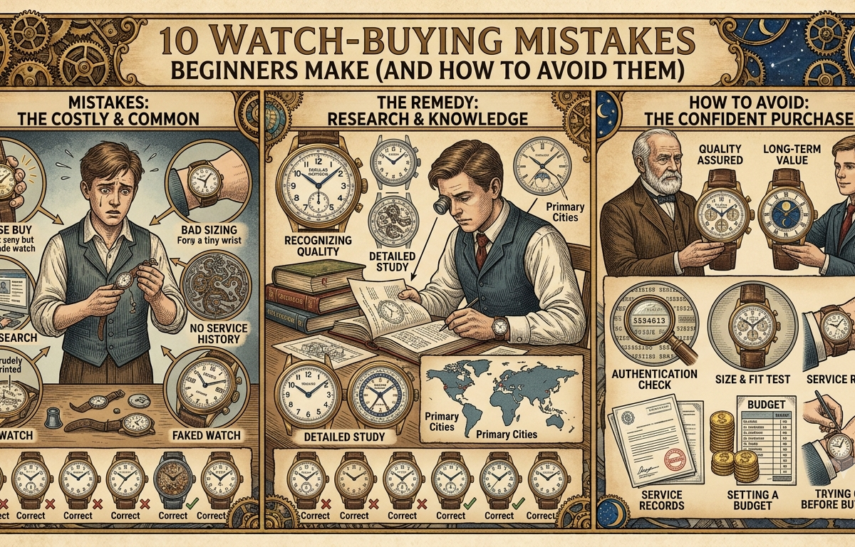 10 Watch-Buying Mistakes Beginners Make (and How to Avoid Them)