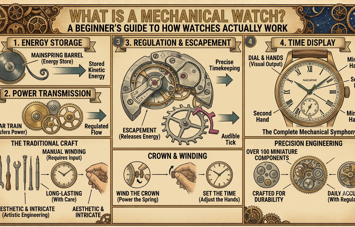 What Is a Mechanical Watch? A Beginner's Guide to How Watches Actually Work
